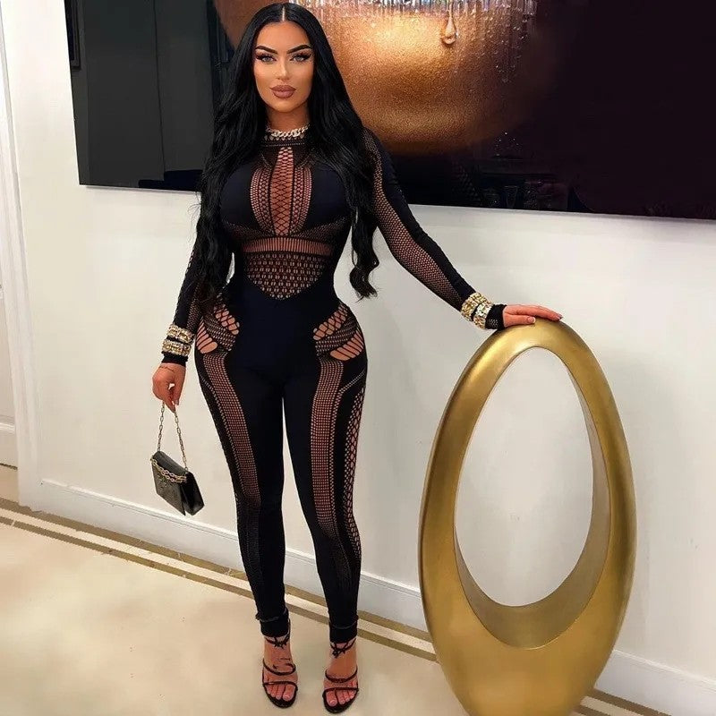 Mesh pantsuit online