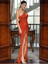 Load image into Gallery viewer, Gisella One Shoulder Maxi Dress FancySticated
