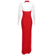 Load image into Gallery viewer, Kattie Ruched Maxi Dress FancySticated
