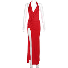 Load image into Gallery viewer, Kattie Ruched Maxi Dress FancySticated

