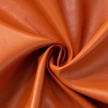 Load image into Gallery viewer, Orange Leather Pleated Mini Dress
