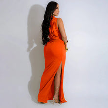 Load image into Gallery viewer, Megan Ruched Maxi Dress
