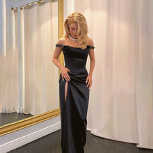 Load image into Gallery viewer, Kelsi Satin Maxi Dress
