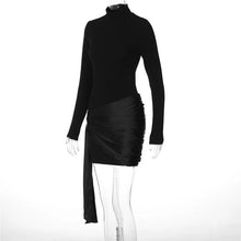 Load image into Gallery viewer, Moore Turtleneck Ruched Dress
