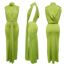 Load image into Gallery viewer, Megan Ruched Maxi Dress
