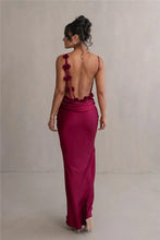 Load image into Gallery viewer, Floral Draped Backless Dress
