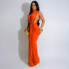 Load image into Gallery viewer, Megan Ruched Maxi Dress
