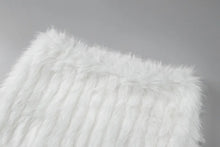 Load image into Gallery viewer, White Fur Skirt Set
