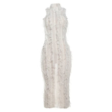 Load image into Gallery viewer, Eliza Tassel Midi Dress
