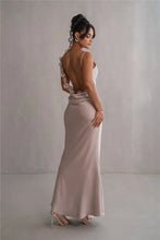 Load image into Gallery viewer, Floral Draped Backless Dress
