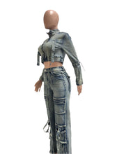 Load image into Gallery viewer, Kyle Denim  Pants Set
