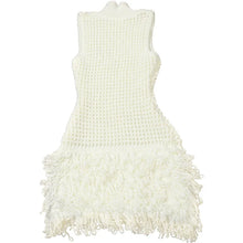 Load image into Gallery viewer, Josiah Knit Crochet Tassel Mini Dress
