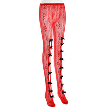 Load image into Gallery viewer, Bowknot Lace Legging Tights
