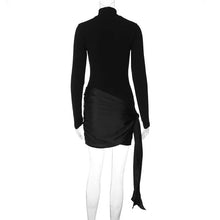 Load image into Gallery viewer, Moore Turtleneck Ruched Dress
