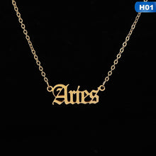 Load image into Gallery viewer, Zodiac Letter Pendants Necklace FancySticated
