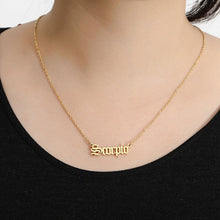 Load image into Gallery viewer, Zodiac Letter Pendants Necklace FancySticated

